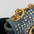 Caro Strass Micro Blue Fabric × Strass 50-MA-0252カロ ストラス刺繍 マイクロ ブルー ファブリック × ストラス 50-MA-0252