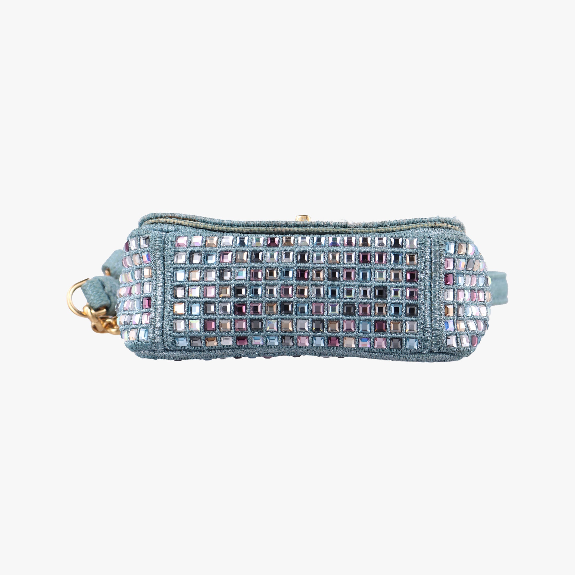 Caro Strass Micro Blue Fabric × Strass 50-MA-0252カロ ストラス刺繍 マイクロ ブルー ファブリック × ストラス 50-MA-0252