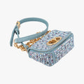 Caro Strass Micro Blue Fabric × Strass 50-MA-0252カロ ストラス刺繍 マイクロ ブルー ファブリック × ストラス 50-MA-0252