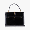 Pre-owned Gucci Sylvie Black Patent 589479 shoulderbag | stylenewstar