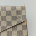 Pochette Felicie Azur Damier Canvas N63106 FH4270 IC Chipポシェットフェリシー アズール ダミエキャンバス N63106 FH4270 ICチップ
