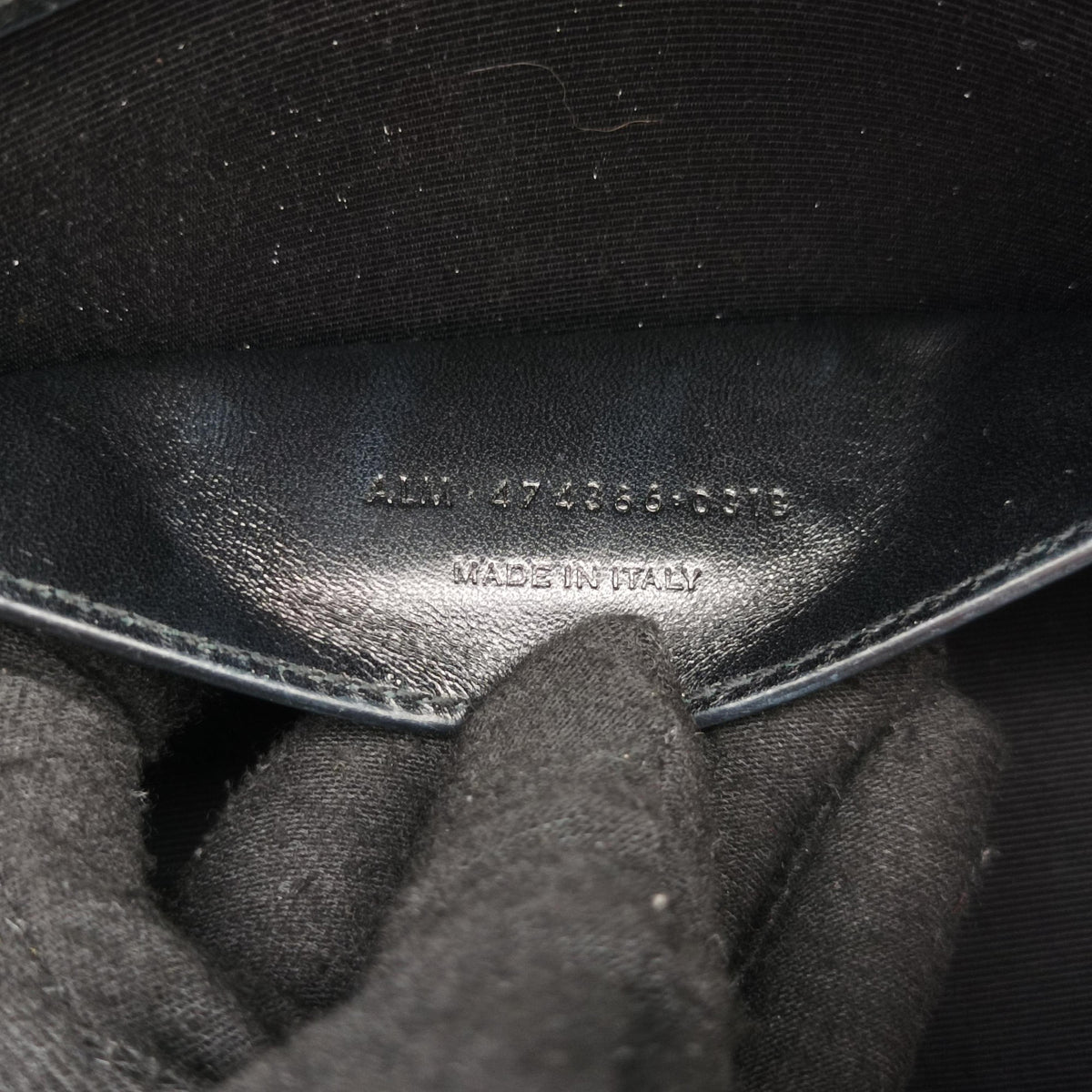 KATE Black Leather 474366 ALM.474366.0318ケイト ブラック レザー 474366 ALM.474366.0318