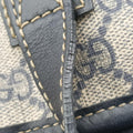 MicroGuccissima Navy PVC coated canvas 211137 H011865593マイクログッチシマ ブルーブラック PVCコーティングキャンバス 211137 H011865593