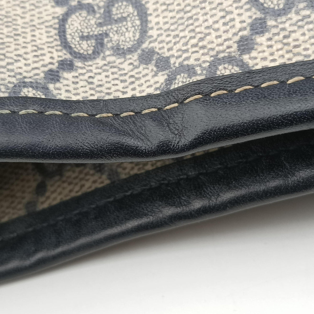 MicroGuccissima Navy PVC coated canvas 211137 H011865593マイクログッチシマ ブルーブラック PVCコーティングキャンバス 211137 H011865593