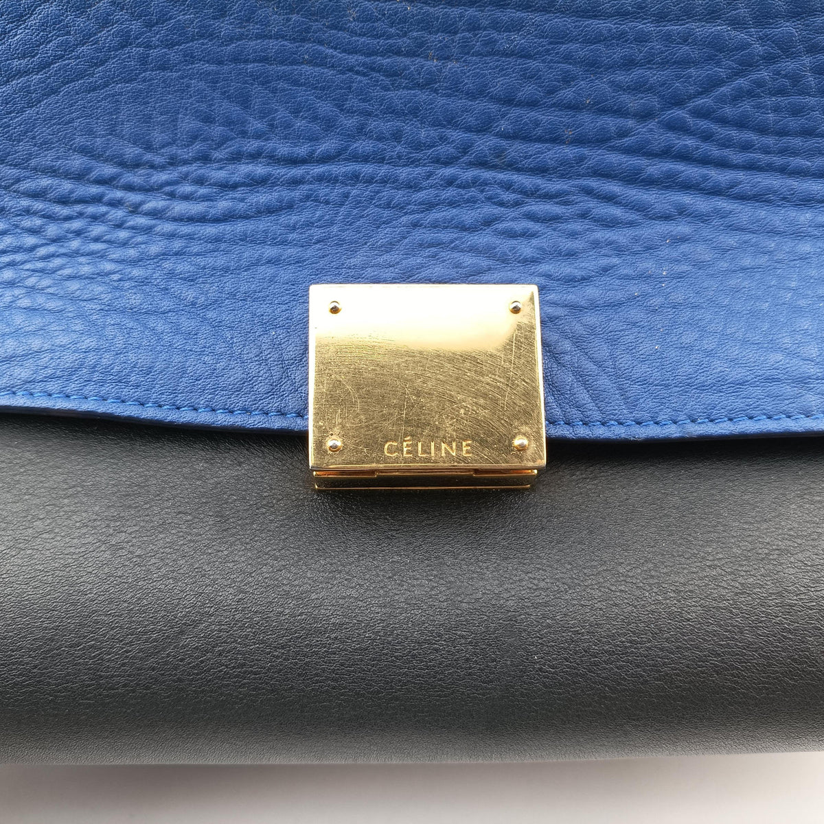 Trapèze Beige×blue×black Leather S-AT-4114 S-CU-5104トラペーズ ベージ×ブルー×ブラック レザー S-AT-4114 S-CU-5104
