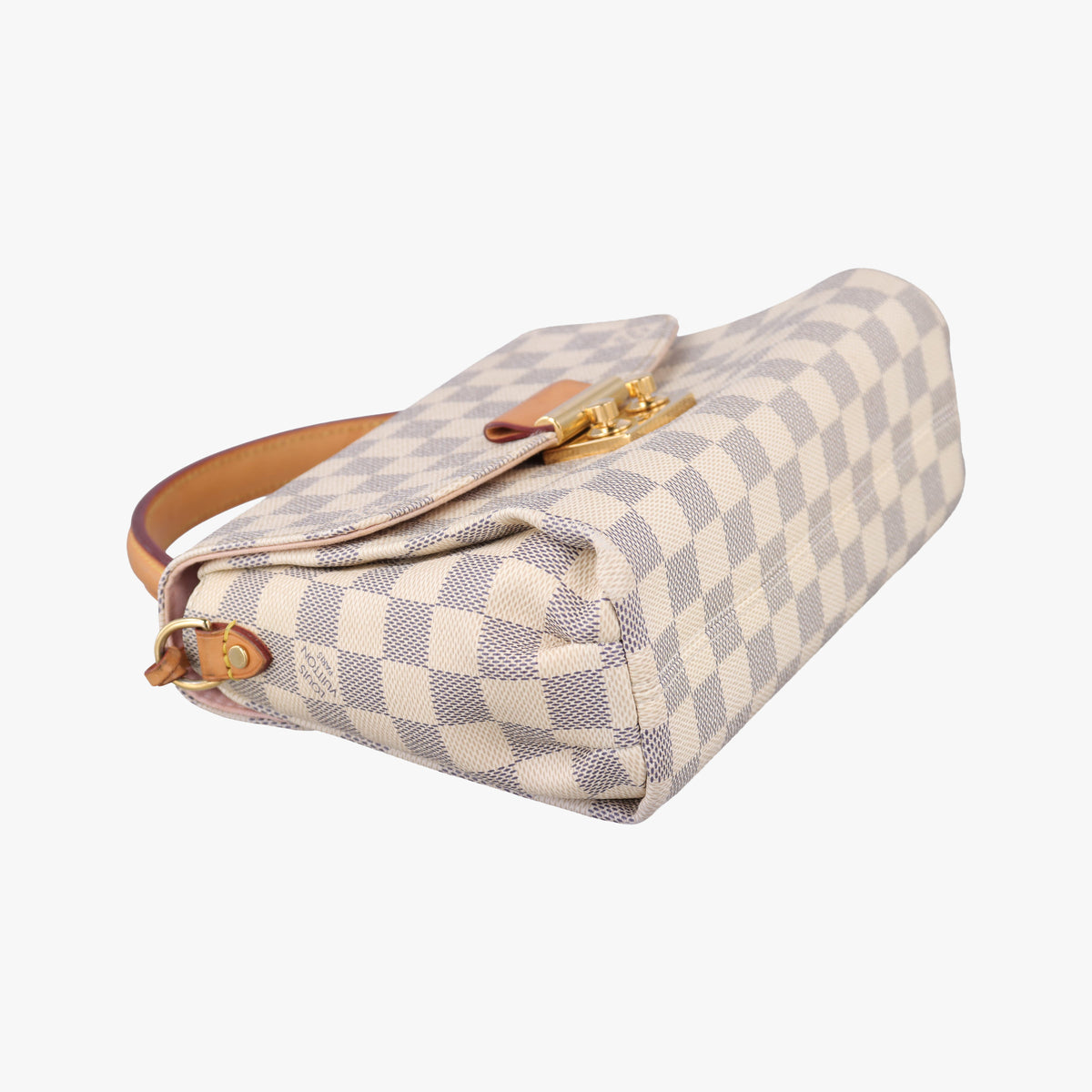 Secondhand Louis Vuitton CROISETTE Azur Damier Canvas N41581 shoulderbag | stylenewstar
