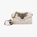 Broadway Pearl Bee White Leather 453778 F022617883ブロードウェイ パール ビー ホワイト レザー 453778 F022617883