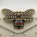 Broadway Pearl Bee White Leather 453778 F022617883ブロードウェイ パール ビー ホワイト レザー 453778 F022617883