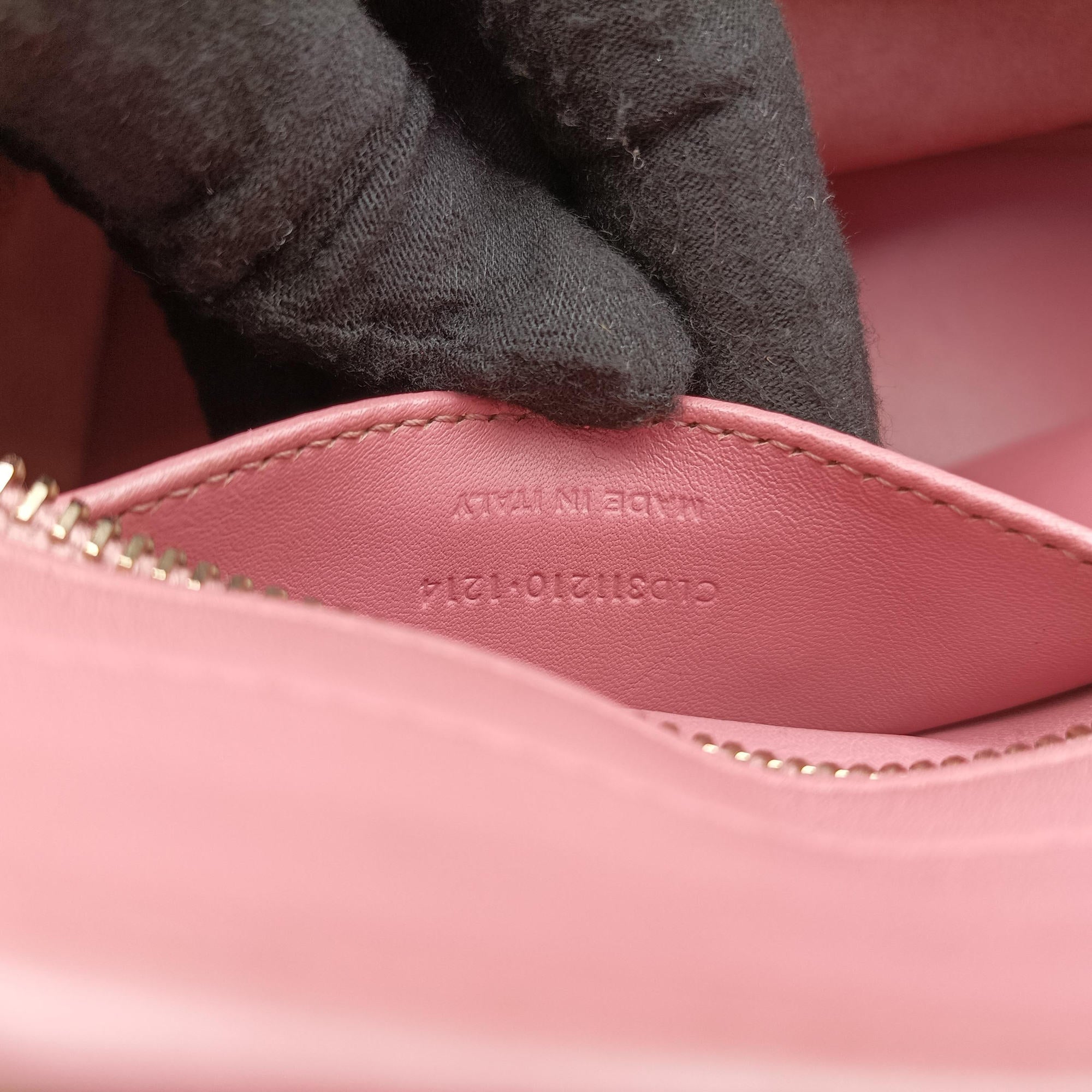 Pre-owned Yves Saint Laurent Y Ligne Petit Cabas Pink Leather 311210 shoulderbag | stylenewstar