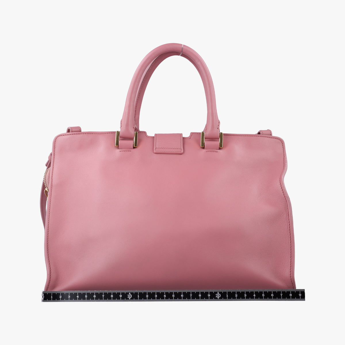 Pre-owned Yves Saint Laurent Y Ligne Petit Cabas Pink Leather 311210 shoulderbag | stylenewstar