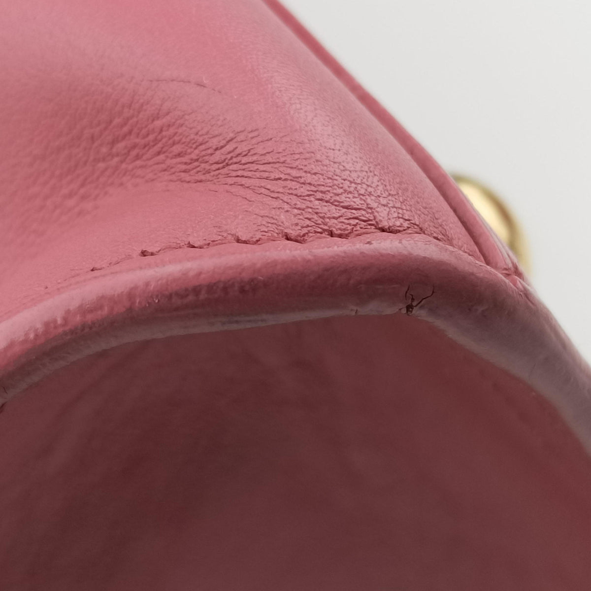 Pre-owned Yves Saint Laurent Y Ligne Petit Cabas Pink Leather 311210 shoulderbag | stylenewstar