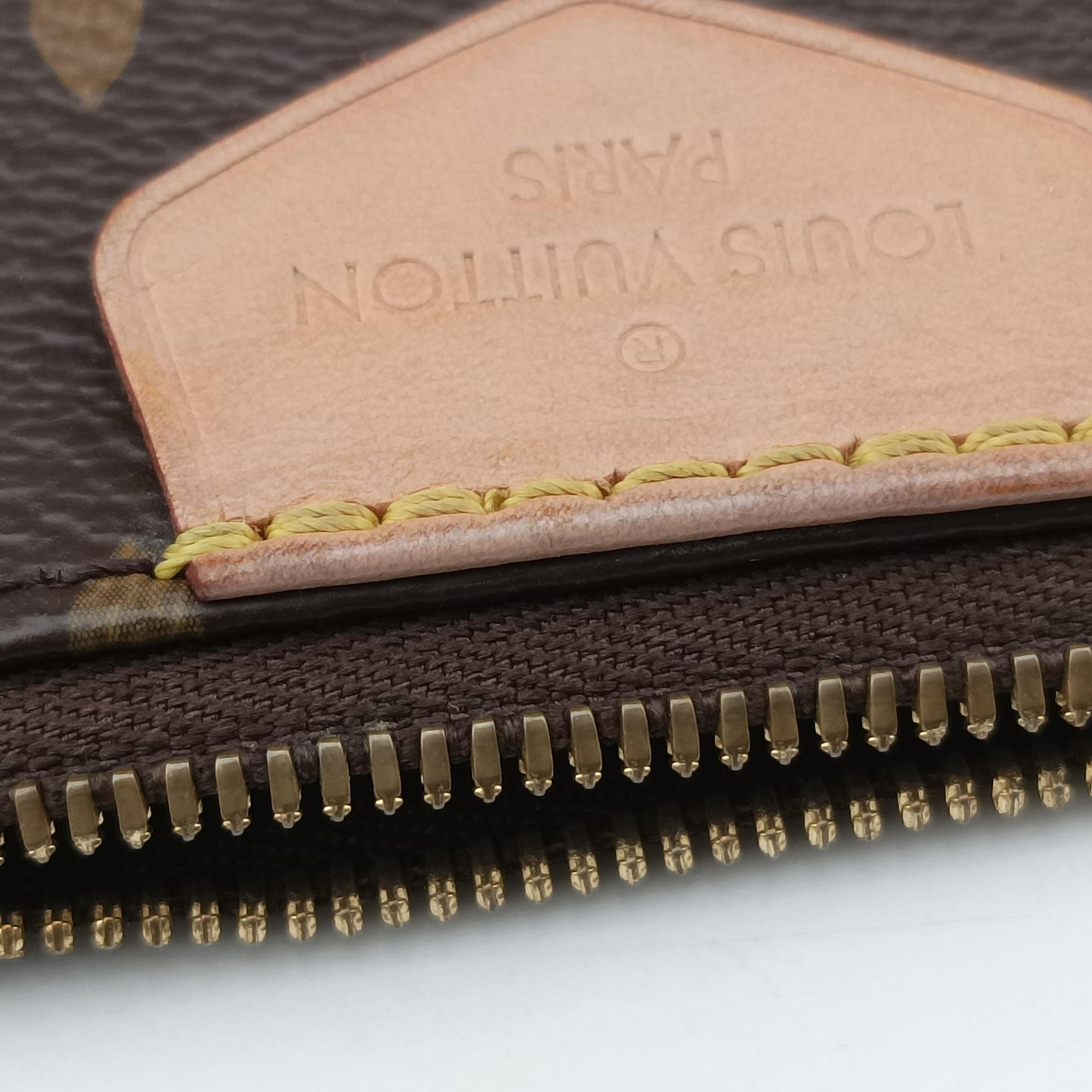 MULTI POCHETTE ACCESSOIRES MARRON×Khaki Monogram Canvas M44840 IC Chipミュルティポシェットアクセソワール マロン×カーキ モノグラムキャンバス M44840 ICチップ