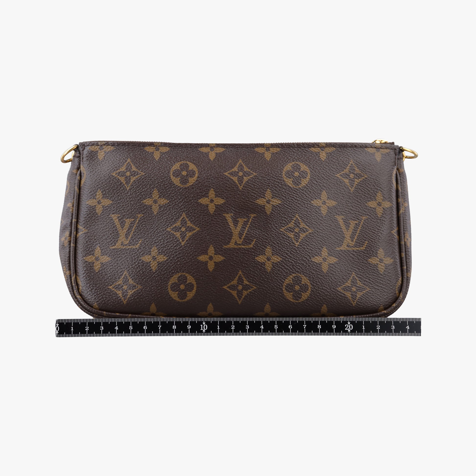 MULTI POCHETTE ACCESSOIRES MARRON×Khaki Monogram Canvas M44840 IC Chipミュルティポシェットアクセソワール マロン×カーキ モノグラムキャンバス M44840 ICチップ