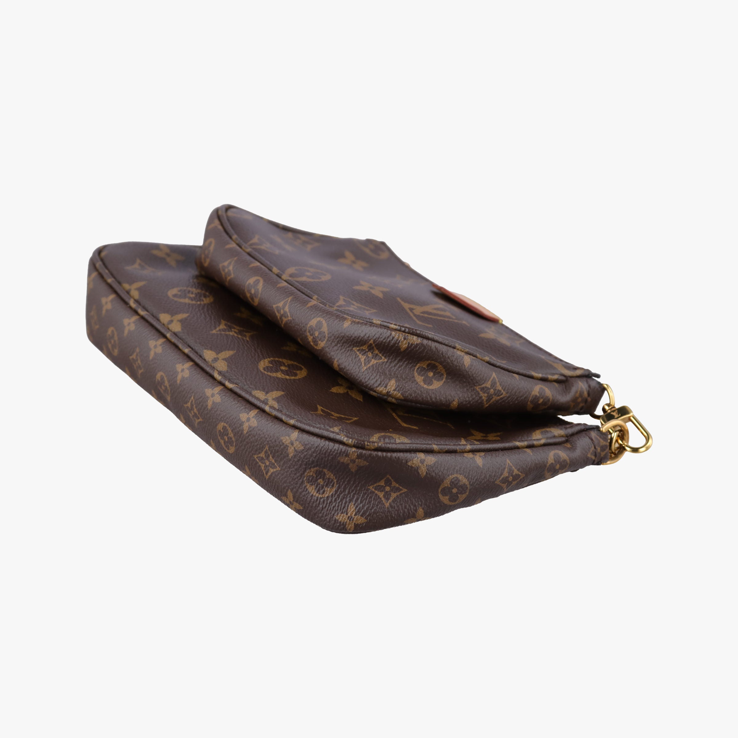 MULTI POCHETTE ACCESSOIRES MARRON×Khaki Monogram Canvas M44840 IC Chipミュルティポシェットアクセソワール マロン×カーキ モノグラムキャンバス M44840 ICチップ