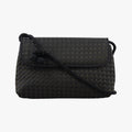 Intrecciato Satin Knot Flap Black Satin 10905009146NE 9L00003430D310 942072イントレチャート サテン ノット フラップ ブラック サテン 10905009146NE 9L00003430D310 942072