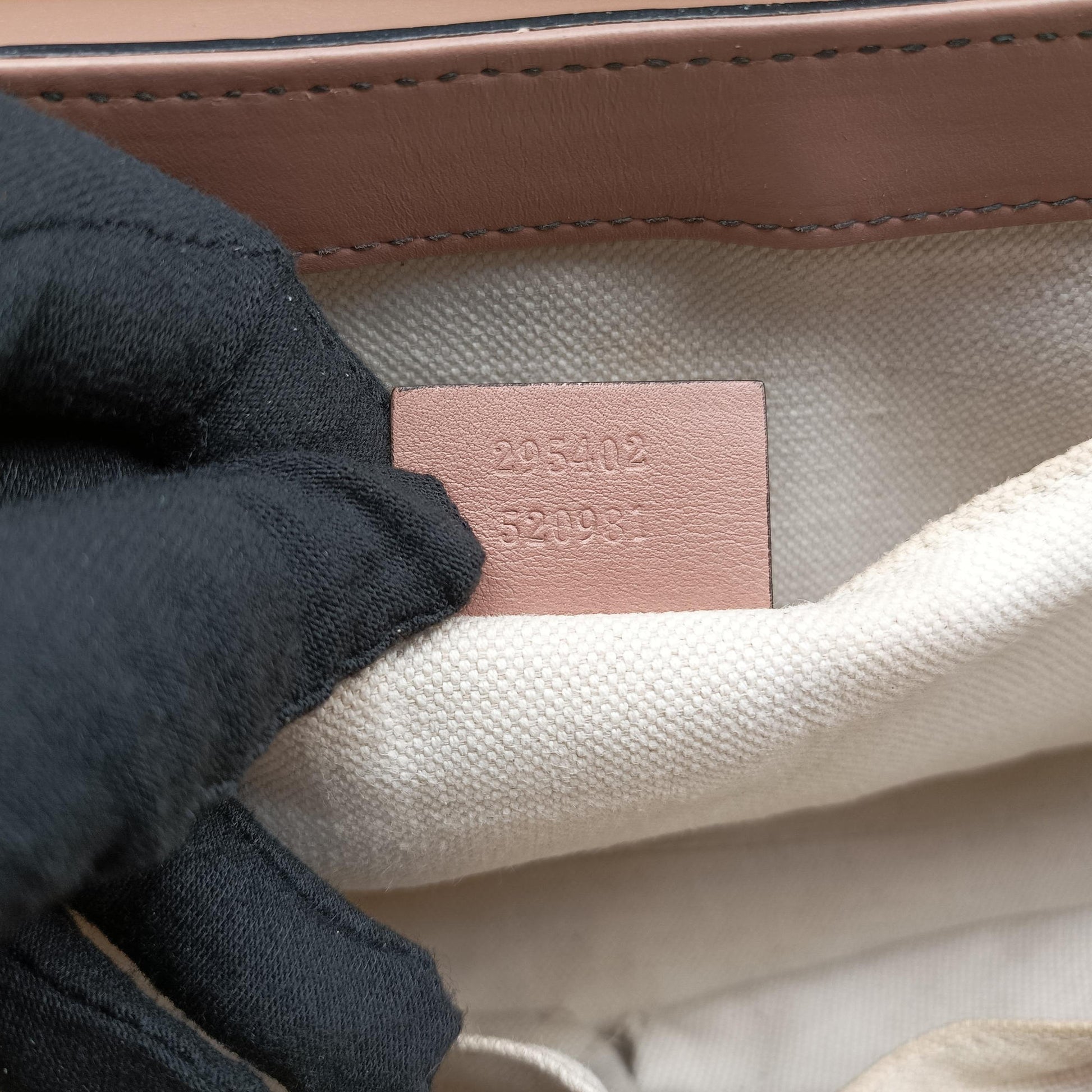 Emily Beige Leather 295402 Lot number unknownエミリー ベージュ レザー 295402 製番不明