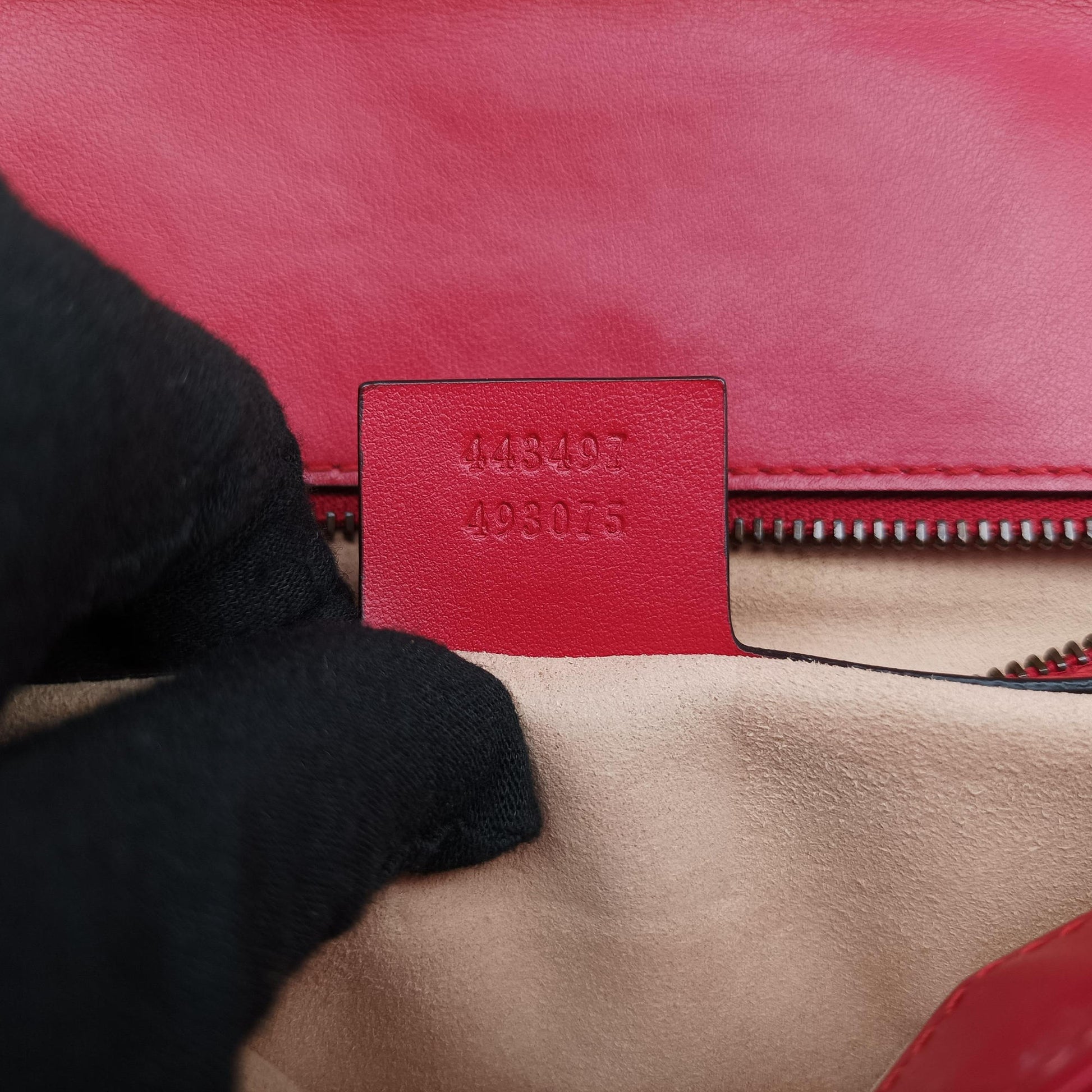 Vintage Gucci GG Marmont Red Leather 443497 shoulderbag | stylenewstar