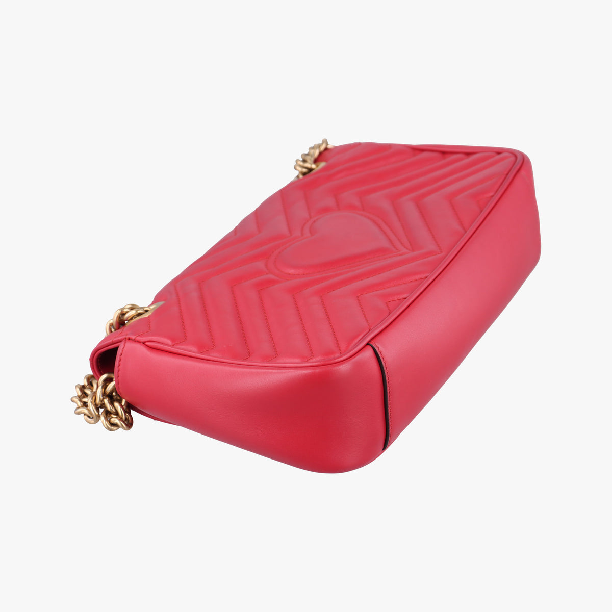 Vintage Gucci GG Marmont Red Leather 443497 shoulderbag | stylenewstar