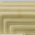 Greek Key Embossed Flap Yellow Patent クチュール グレカ柄 フラップ イエロー パテント 