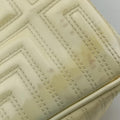 Greek Key Embossed Flap Yellow Patent クチュール グレカ柄 フラップ イエロー パテント 