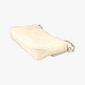 Greek Key Embossed Flap Yellow Patent クチュール グレカ柄 フラップ イエロー パテント 