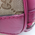 Sherry Line beige×rose Canvas×Leather 247205 I015853398シェリーライン ベージュ×ローズ キャンバス×レザー 247205 I015853398