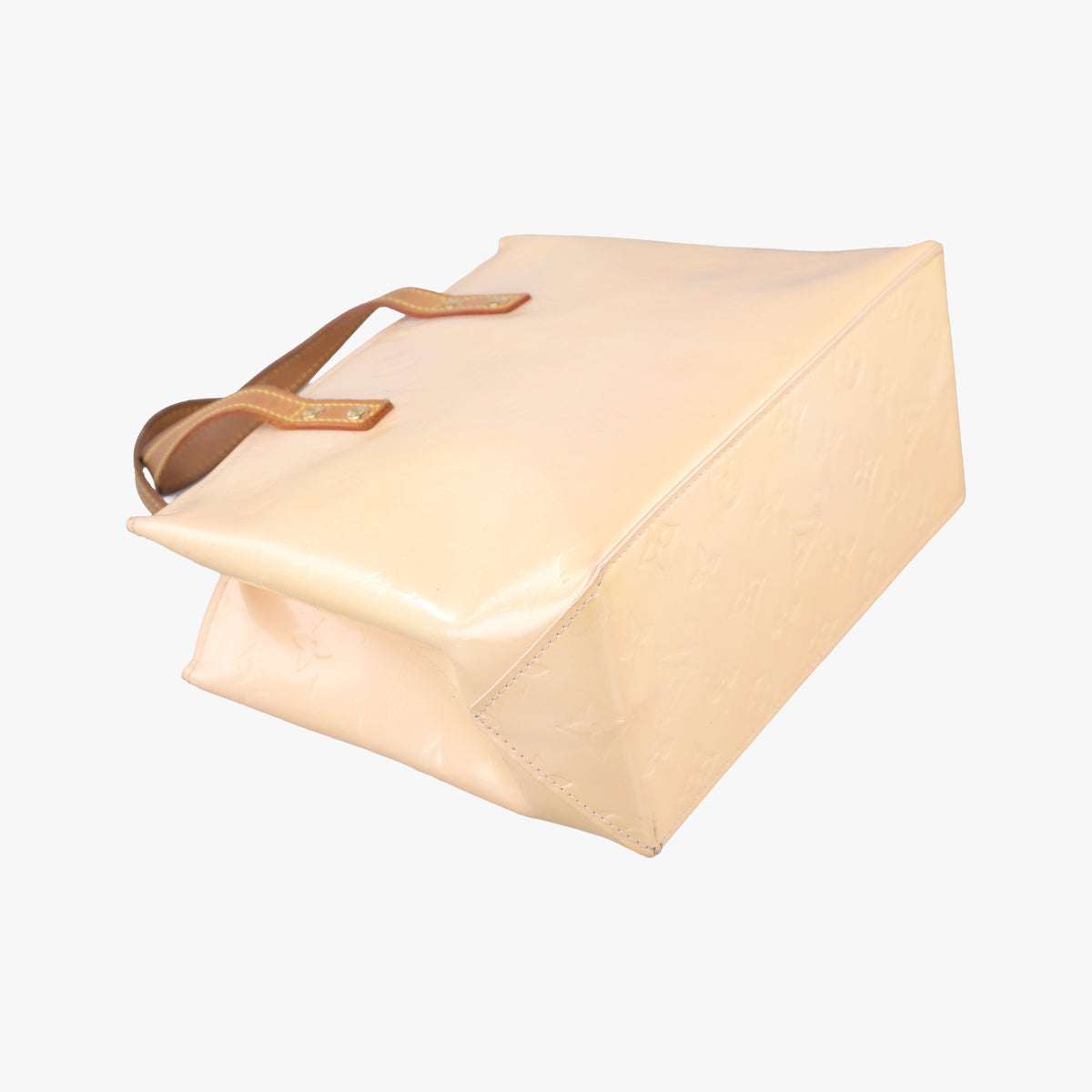 Secondhand Louis Vuitton Reade PM Beige Vernis M91144 handbag | stylenewstar