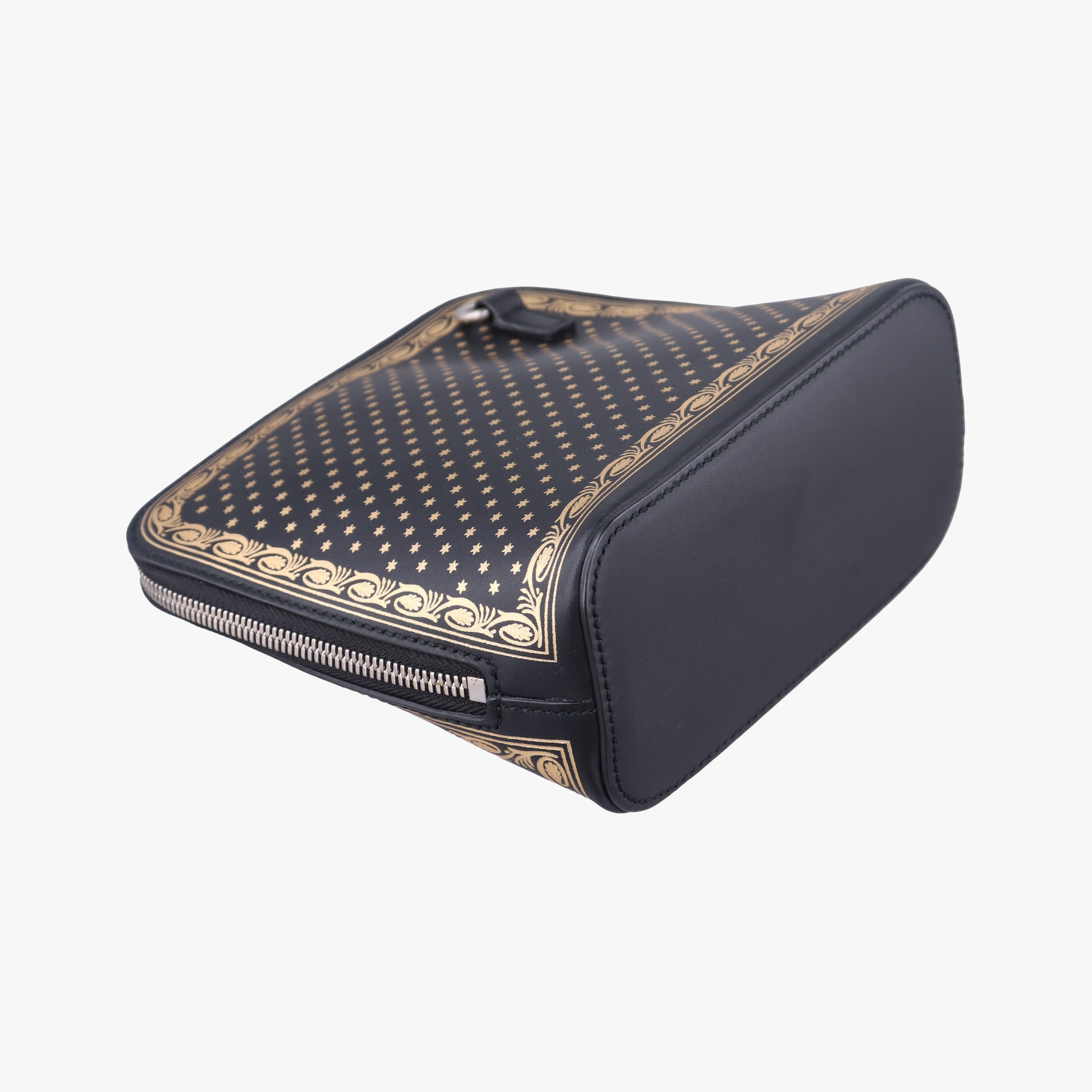 SEGA collaboration GUCCY print Black Leather 511189 G023947496セガ コラボ GUCCYプリント ブラック レザー 511189 G023947496