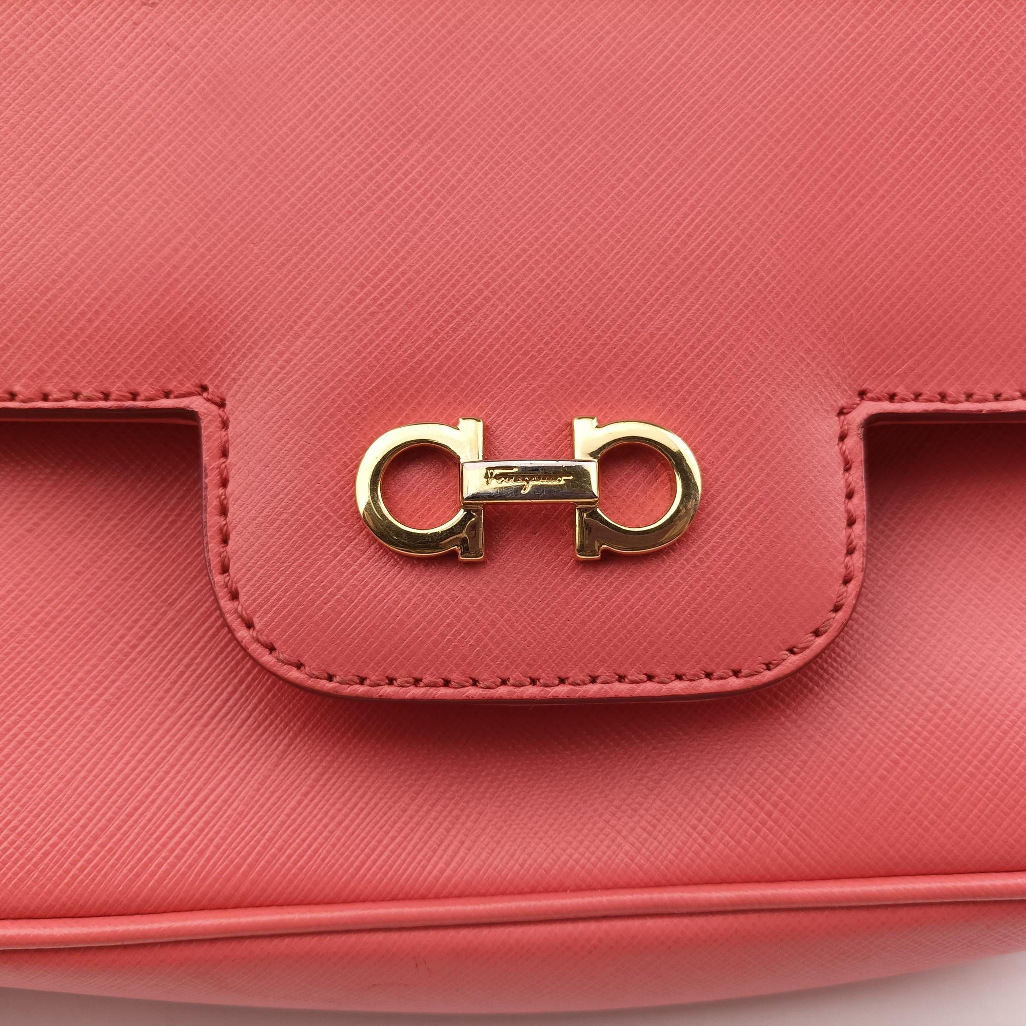 Gancini Pink Leather AU-21/B723ガンチーニ ピンク レザー AU-21/B723