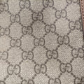 GG SUPREME DOME BEIGE×BROWN PVC coated canvas×Leather 309617 F014611272GGスプリーム ドーム ベージュ×ブラウン PVCコーティングキャンバス×レザー 309617 F014611272