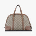 GG SUPREME DOME BEIGE×BROWN PVC coated canvas×Leather 309617 F014611272GGスプリーム ドーム ベージュ×ブラウン PVCコーティングキャンバス×レザー 309617 F014611272