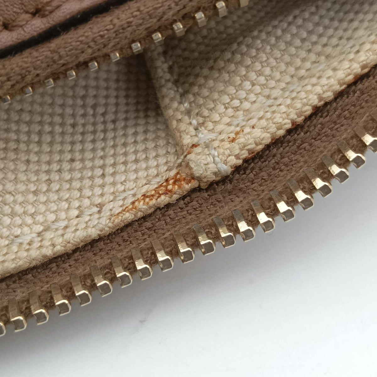 GG SUPREME DOME BEIGE×BROWN PVC coated canvas×Leather 309617 F014611272GGスプリーム ドーム ベージュ×ブラウン PVCコーティングキャンバス×レザー 309617 F014611272