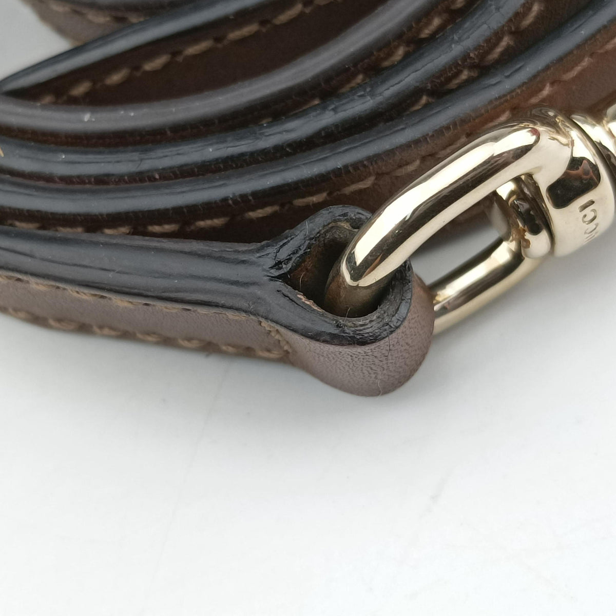 GG SUPREME DOME BEIGE×BROWN PVC coated canvas×Leather 309617 F014611272GGスプリーム ドーム ベージュ×ブラウン PVCコーティングキャンバス×レザー 309617 F014611272
