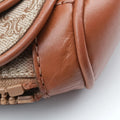 Macadam pattern Beige×brown PVC-coated canvas×leather M08マカダム柄 ベージュ×ブラウン PVCコーティングキャンバス×レザー M08