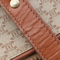 Macadam pattern Beige×brown PVC-coated canvas×leather M08マカダム柄 ベージュ×ブラウン PVCコーティングキャンバス×レザー M08