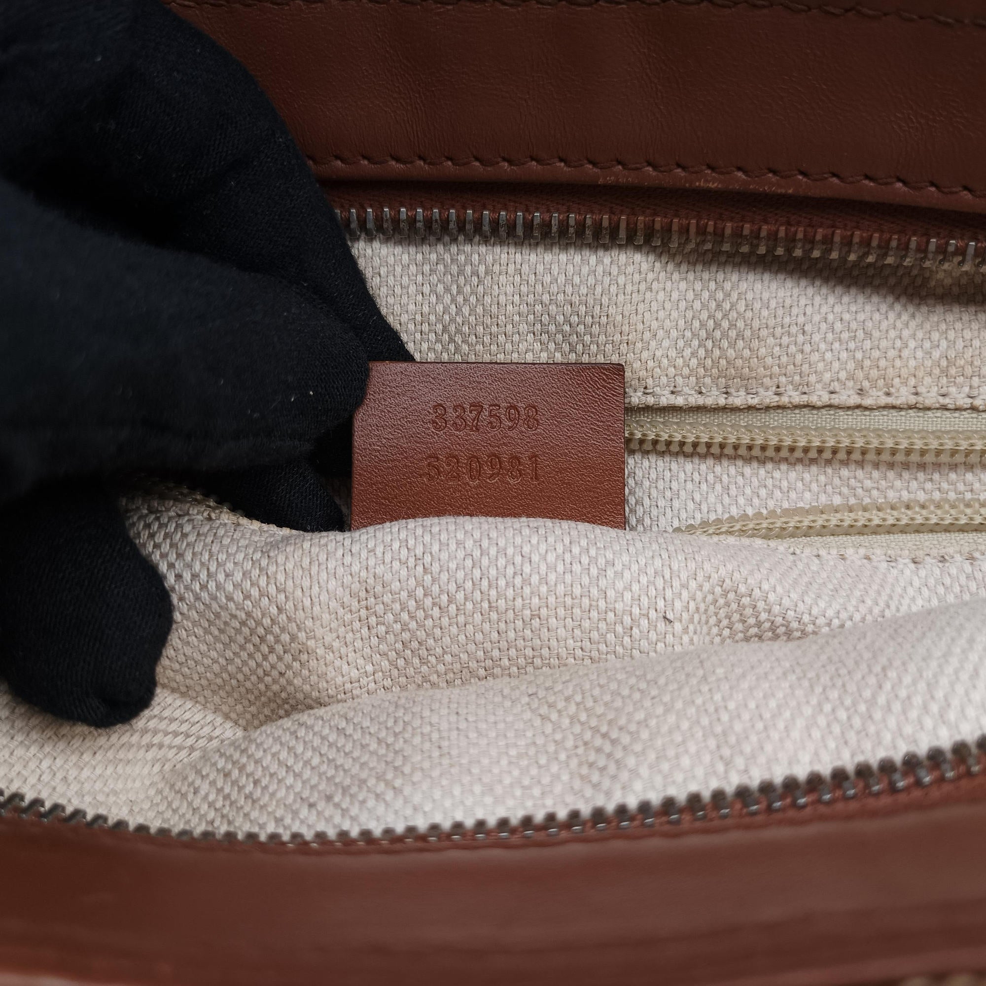 GG Canvas Camel Canvas×Leather 337598 B015701547GGキャンバス キャメル キャンバス×レザー 337598 B015701547