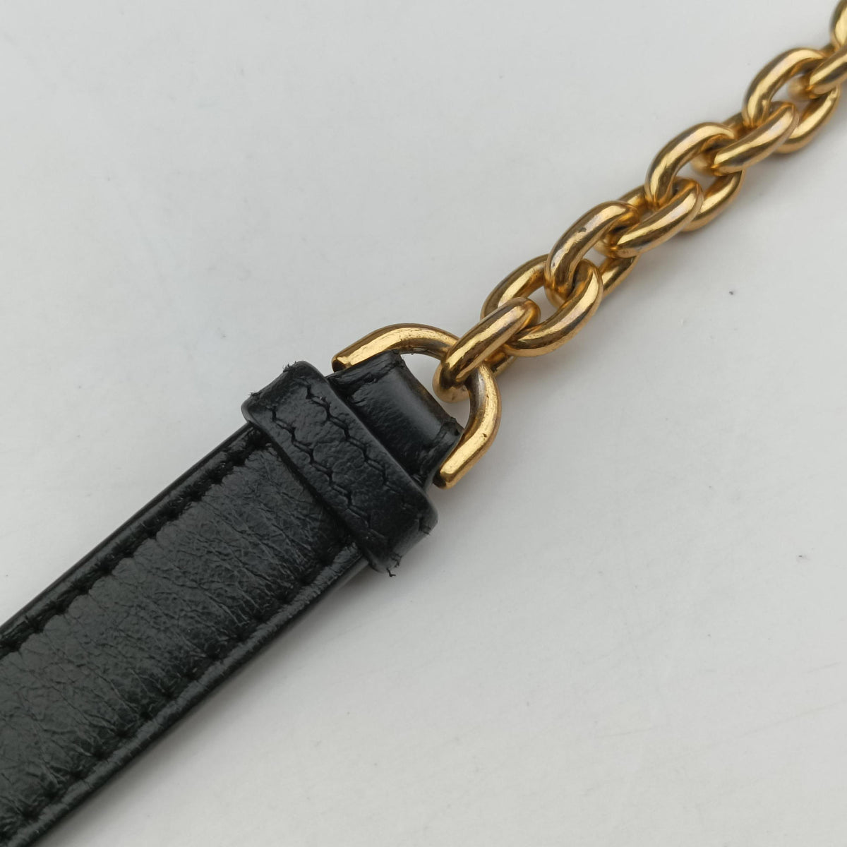 30 Montaigne Black Leather 02-BO-017930 モンテーニュ ブラック レザー 02-BO-0179