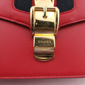 Sylvie Red×navy Leather 421882 I019562079シルヴィ レッド×ネイビー レザー 421882 I019562079