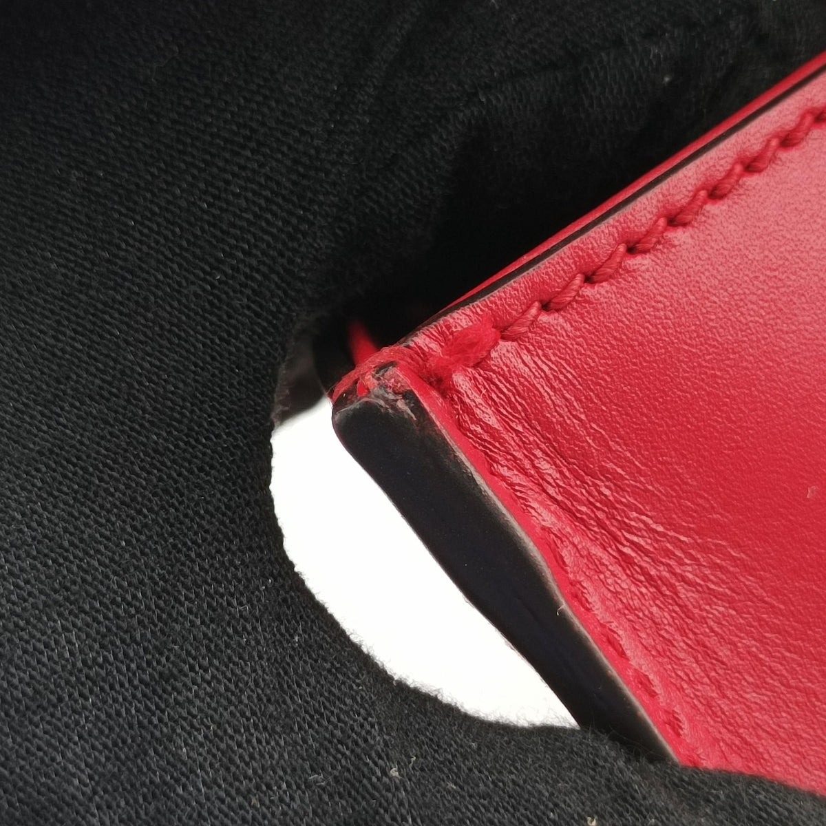 Sylvie Red×navy Leather 421882 I019562079シルヴィ レッド×ネイビー レザー 421882 I019562079