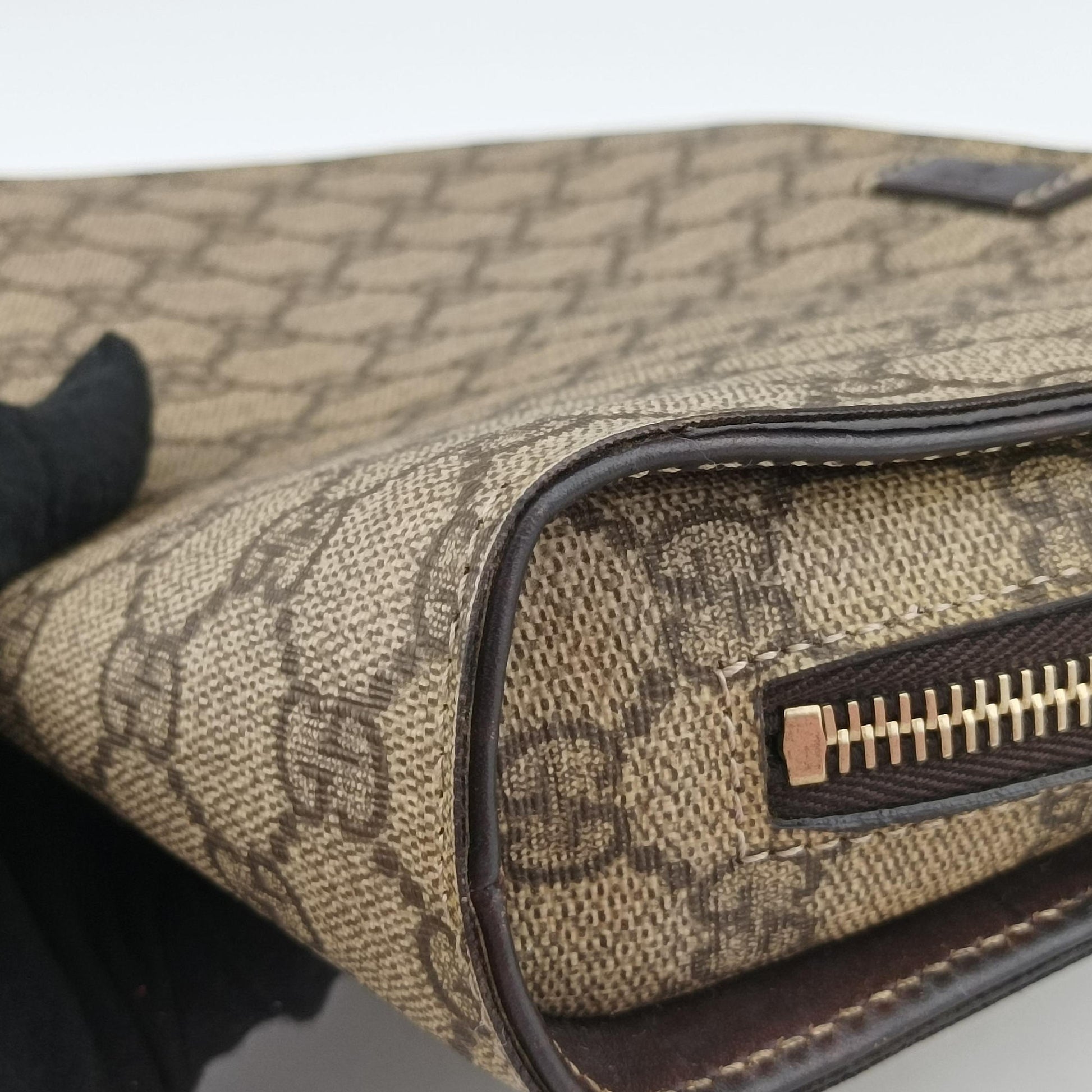 GG Supreme Beige x Brown PVC coated canvas 201755 GG スプリーム ベージュxブラウン PVCコーティングキャンバス 201755 