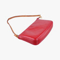 Pre-owned Louis Vuitton Schet Accessoir Red Monogram Vernis M91574 handbag | stylenewstar