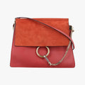 FAYE Red Leather × suede 04185656-04フェイ レッド レザー×スエード 04185656-04