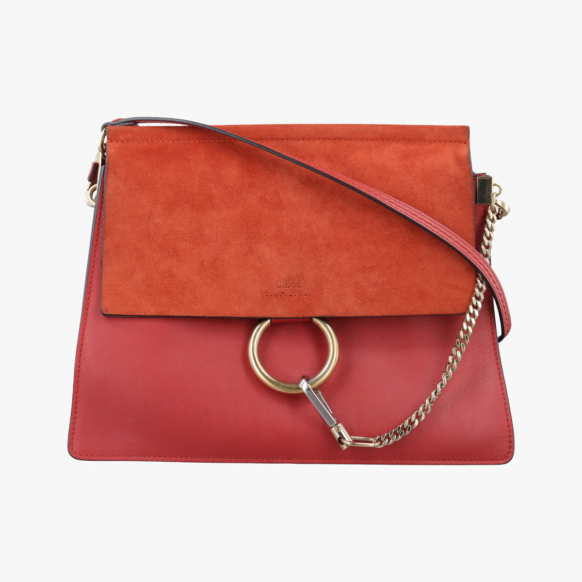 FAYE Red Leather × suede 04185656-04フェイ レッド レザー×スエード 04185656-04