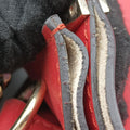 FAYE Red Leather × suede 04185656-04フェイ レッド レザー×スエード 04185656-04