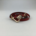 FAYE Red Leather × suede 04185656-04フェイ レッド レザー×スエード 04185656-04