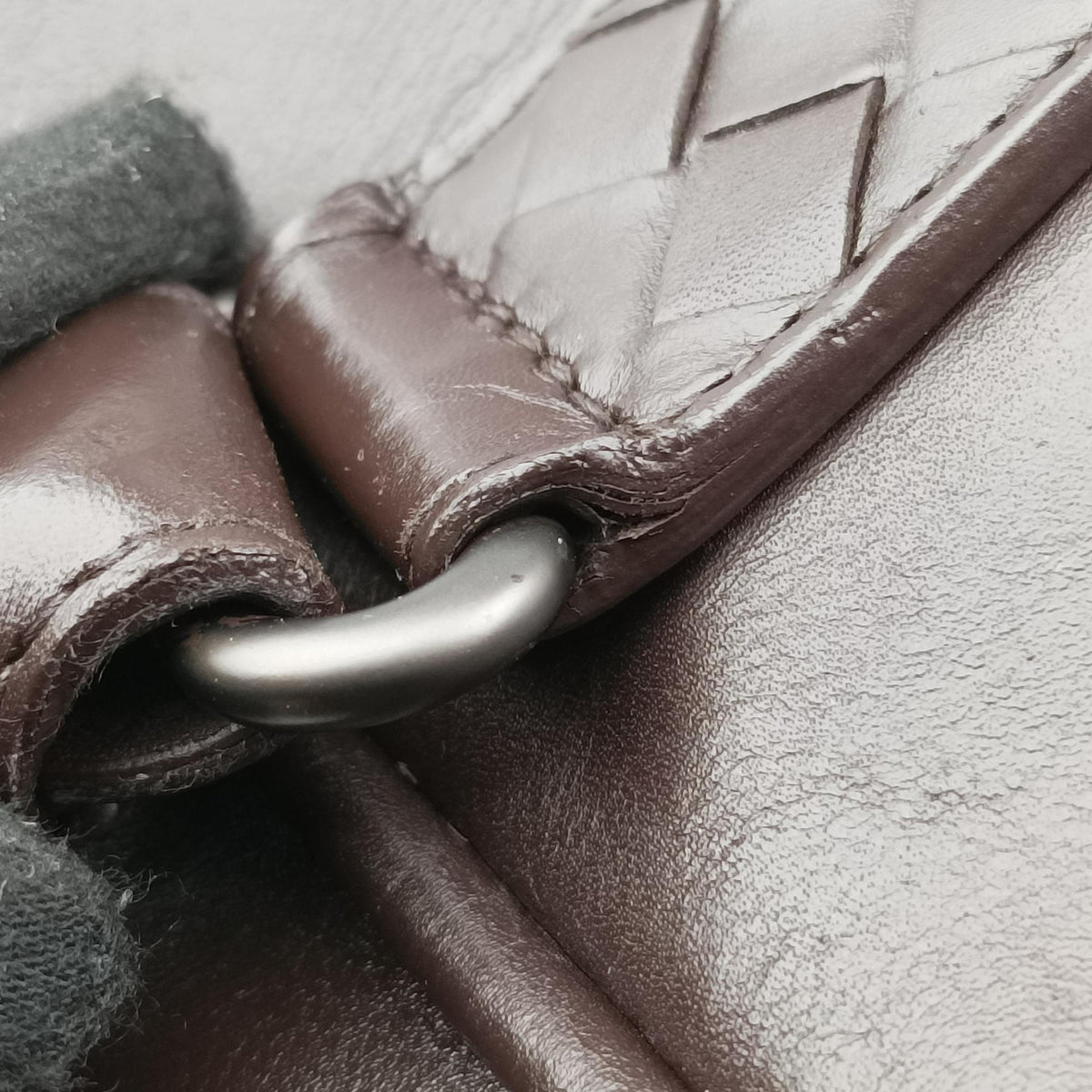 Intrecciato Brown Lambskin B00613113Sイントレチャート ブラウン ラムスキン B00613113S
