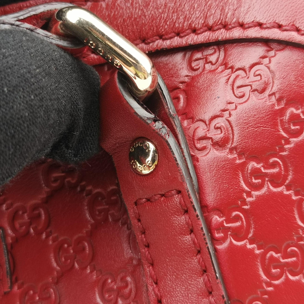Microguccissima Red Leather 449654 I027483314マイクログッチシマ レッド レザー 449654 I027483314