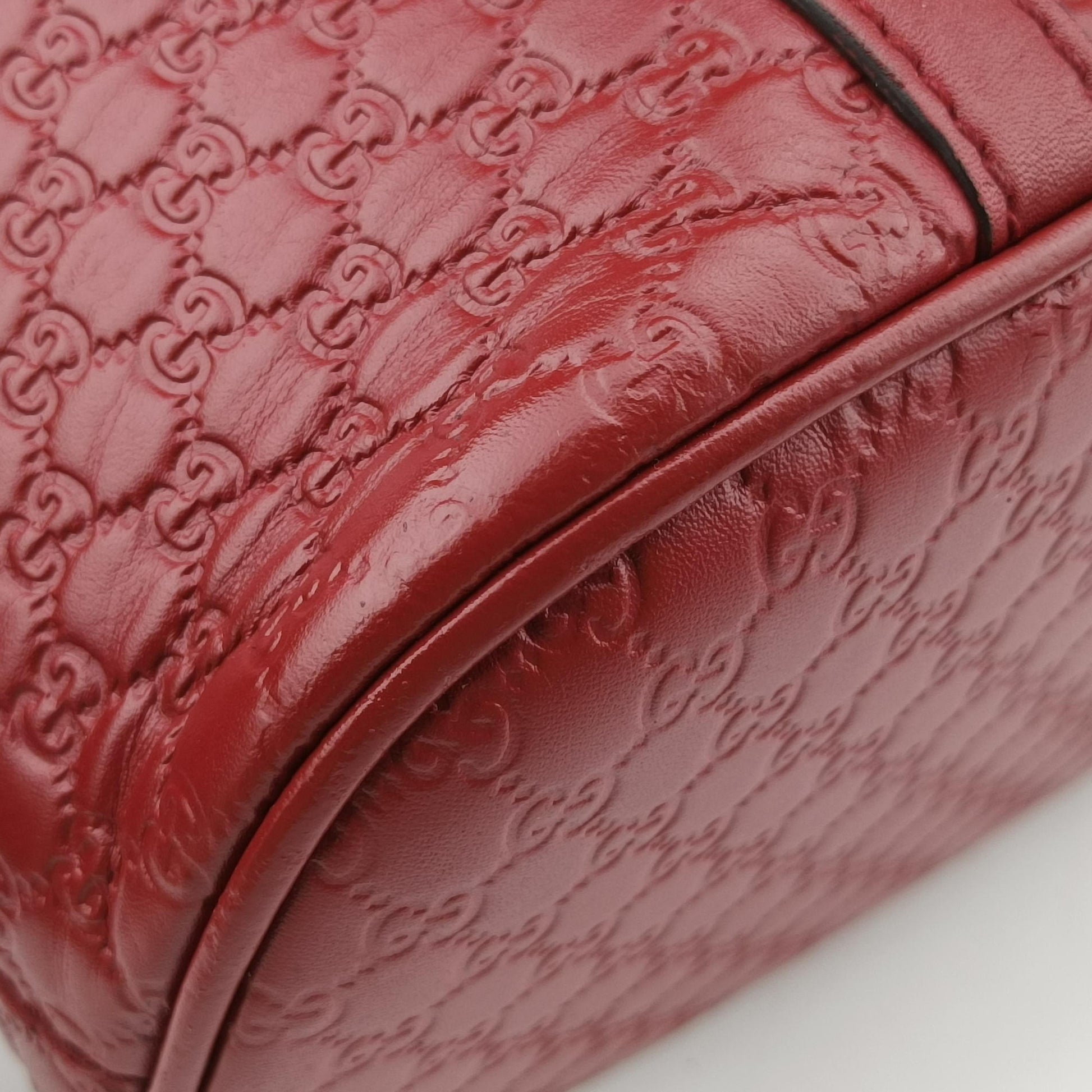 Microguccissima Red Leather 449654 I027483314マイクログッチシマ レッド レザー 449654 I027483314