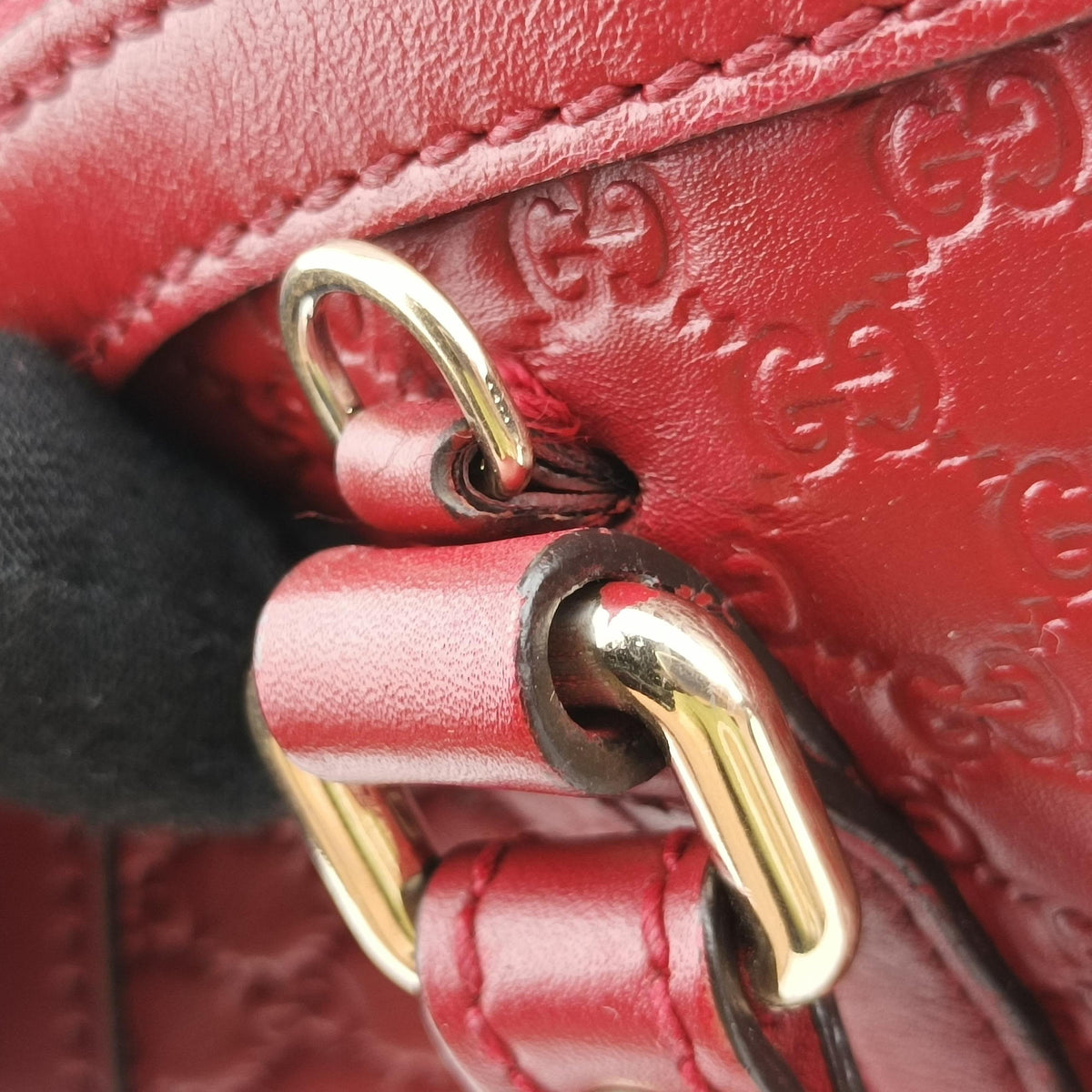 Microguccissima Red Leather 449654 I027483314マイクログッチシマ レッド レザー 449654 I027483314