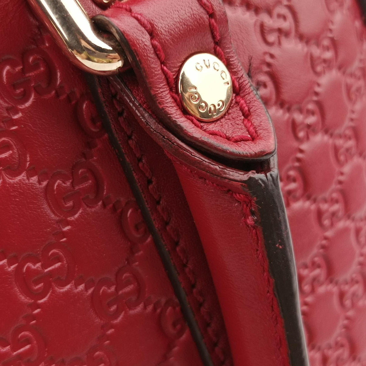 Microguccissima Red Leather 449654 I027483314マイクログッチシマ レッド レザー 449654 I027483314